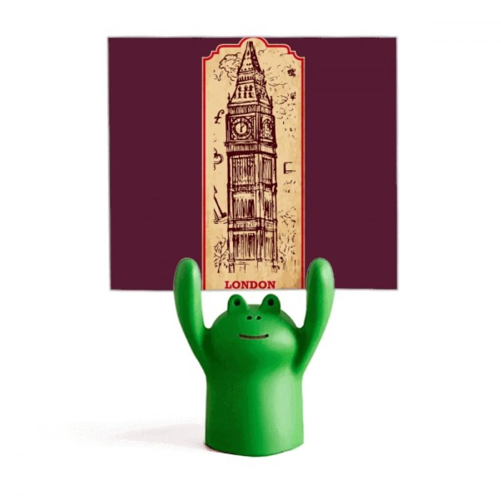 Support de décoration Big Ben avec drapeau Angleterre pour statuette et bibelot