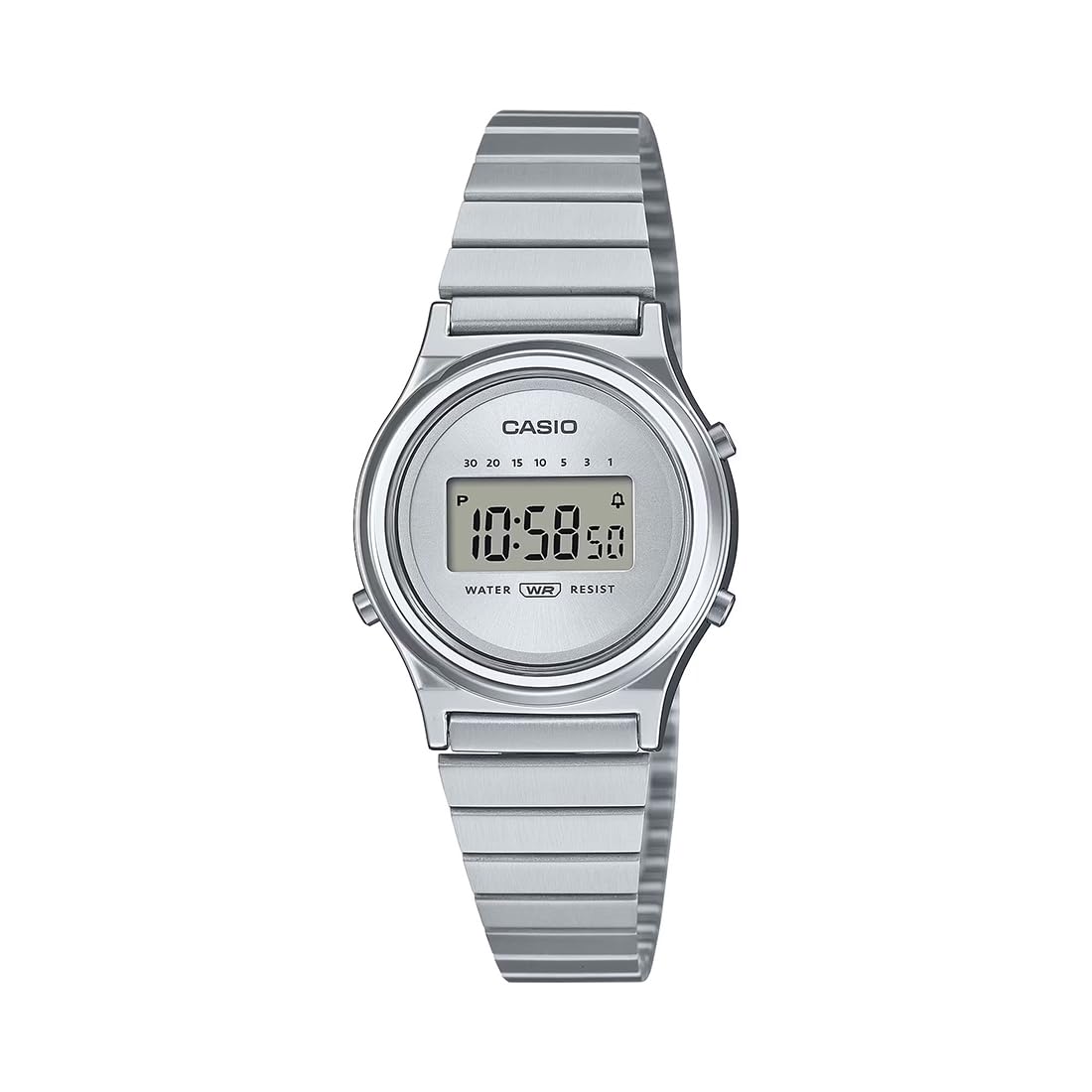 Casio Vintage LA700WE-7ADF Silver Digital Dial Silver Stainless Steel Band A2232 (B0CX9527M3) Amazon Price History, Amazon Price Tracker