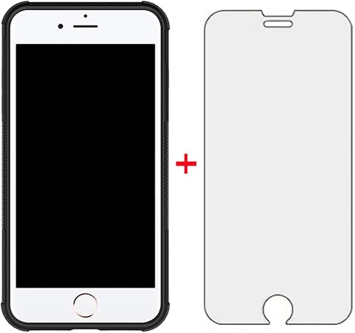 Miniatura 3 de Funda para iPhone 7plus 8plus 78 Plus 5.5 con protector de pantalla de vidrio templado y soporte, accesorios híbridos duros y resistentes para celda