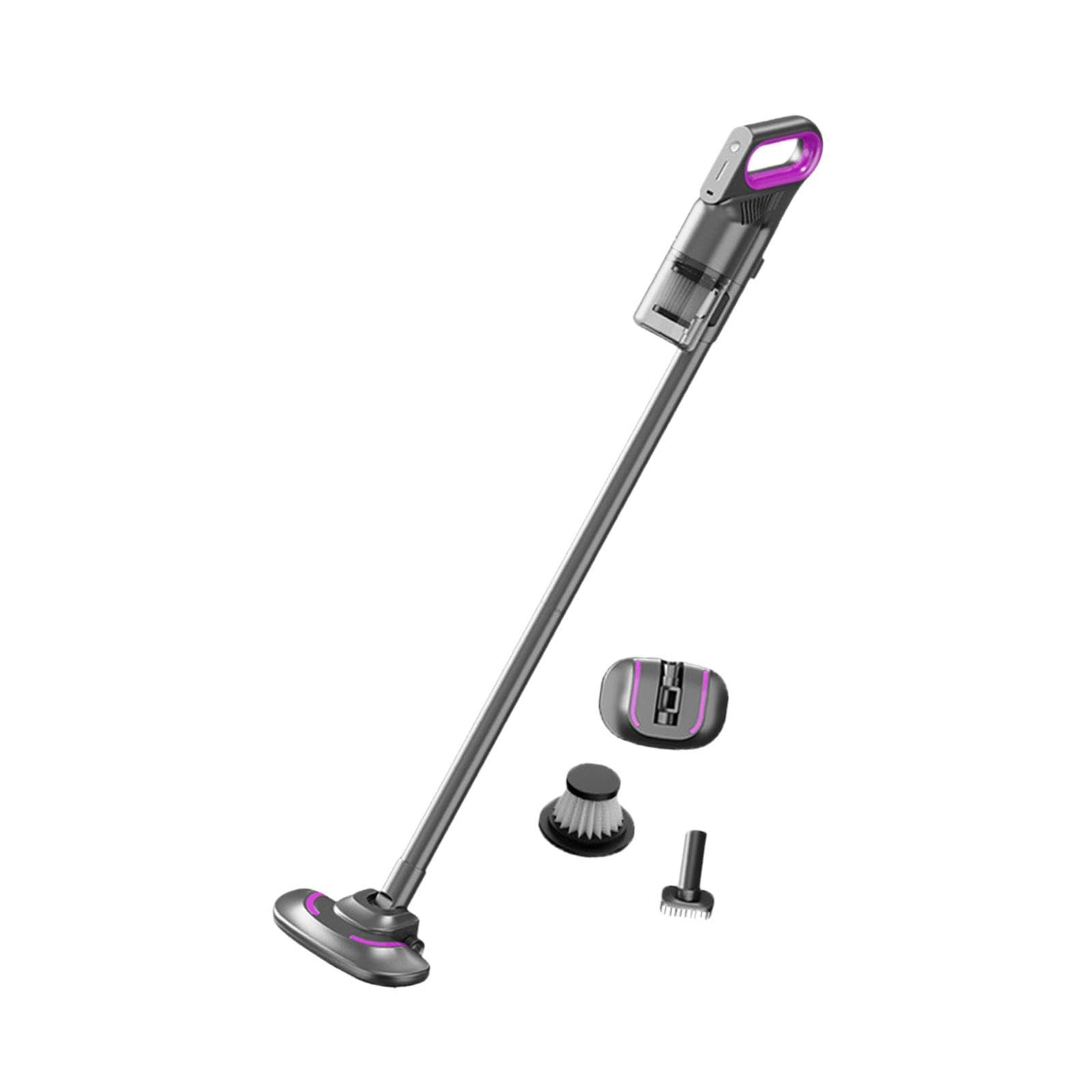 Aspiradora de Mano con Accesorios, Tipo Escoba, Apta para Suelos de Coche Y Hogar.