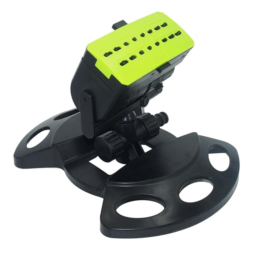 Arroseur automatique de jardin en acier contre le gazon sec avec système oscillant