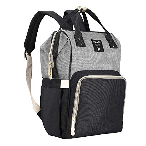 Wiscky Diaper Bag Backpack Large Capacity Baby Bag Travel Nappy Bags for Mom/Dad