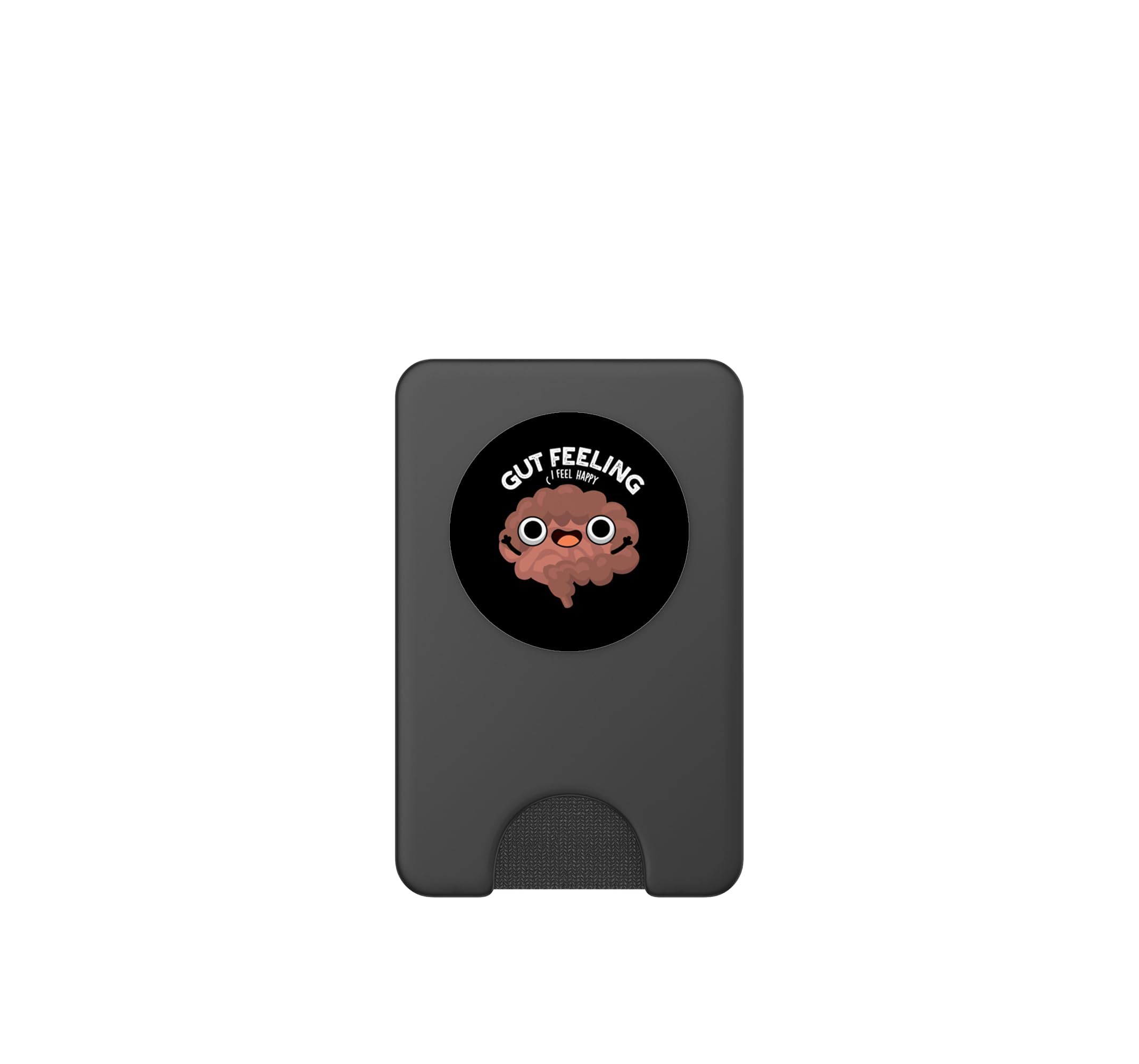 Gut Feeling Funny Anatomy Jeu de Mots PopSockets PopWallet pour MagSafe