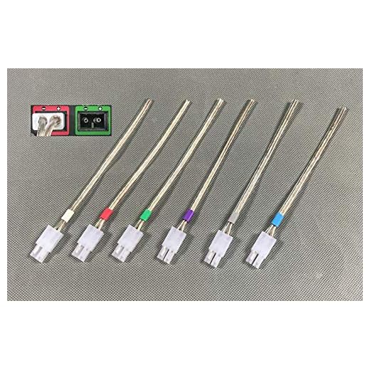 6.2mm Home Theater Speaker Wire Connectors(plugs) for Select old Sony, Samsung, Philips, LG, Plasma TV etc. 6 PCs, 6 inch/each; color coded; Please read warnings!