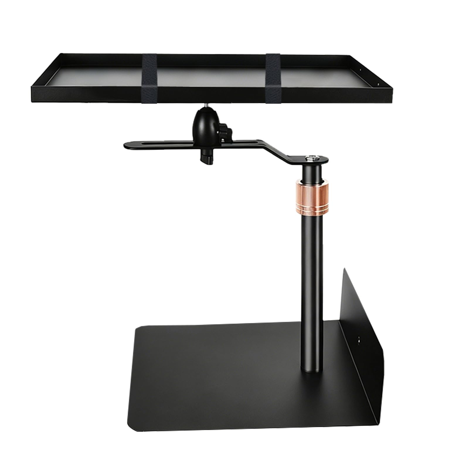 Projektorhalterung für Bett und Sofa, Verstellbare Ständerlänge 24-64 cm mit 360°Drehwinkel, Verstecktes Design Bed Sofa Beamer Halterung, Kompatibel mit 99% Projektoren, XGIMI, Nebula, VANKYO, Epson