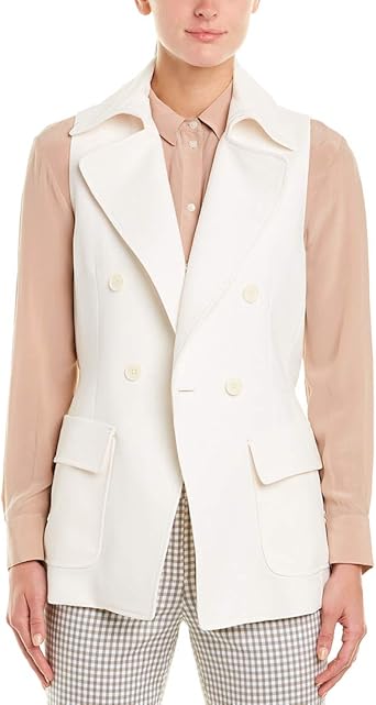 white vest blazer