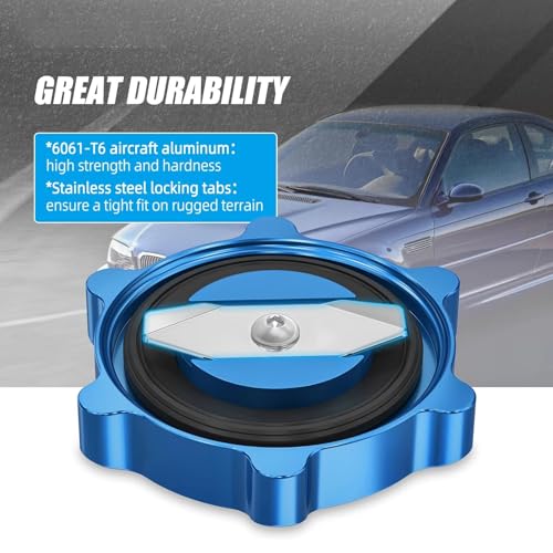 Bouchon d'huile premium bleu compatible BMW E30 11121405452 de rechange