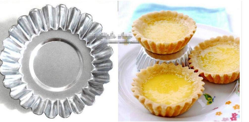 10 Stuks Cupcake Mould, Iron Non Stick Flan Tin Cupcake Cookie Bloemvormige Mold Keuken Craft Bakken Gereedschap