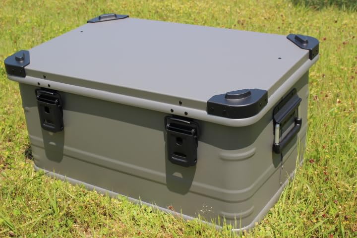 ☆CHANODUG OUTDOOR☆スタッキングアルミコンテナボックス☆50L