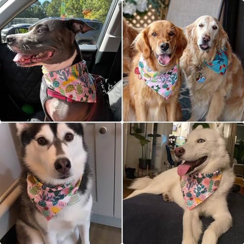 Gofshy Spring Summer Dog Bandana XLarge-1PCS Tropical Plant Printing Dog Scarf Triangle Adjustable Breed Puppy Bandana Bib Handkerchief for Large Girl Boy Dogs Pets Gift Gofshy Spring Summer Dog Bandana XLarge-1PCS Tropical Plant Printing Dog Scarf Triangle Adjustable Breed Puppy Bandana Bib Handkerchief for Large Girl Boy Dogs Pets Gift