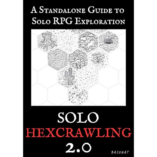 Solo Hexcrawling 2.0 Audiolibro Por Basu Nat arte de portada