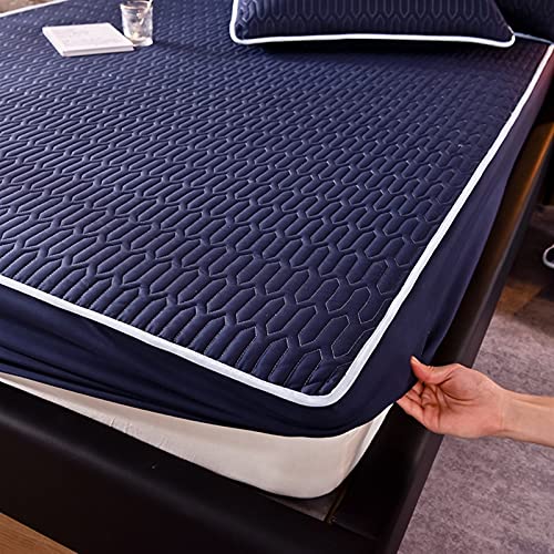 Protège-matelas 90x200 cm imperméable orange pour lit simple