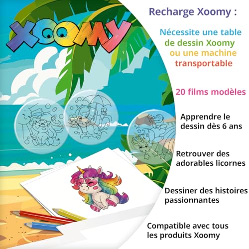 Ravensburger – Xoomy – Recharge – Happy Unicorn – Licornes – Dessin – Loisir créatif – Dès – 25987 - vue 9