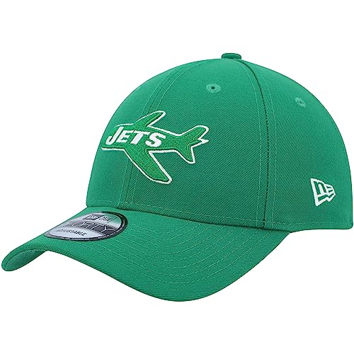 New Era Men's Kelly Green New York Jets Plane The League 9FORTY Adjustable Hat