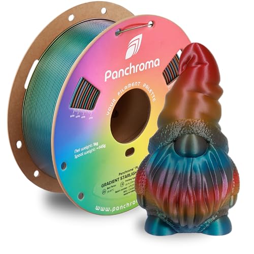 Image of Polymaker Panchroma PLA Filament 1kg, Gradient 3D Printing Filament 1.75mm | Starlight Rainbow, Neatly Wound PLA for Easy Print & Smooth Feeding. Compatible with Bambu Lab & Most 3D Printers