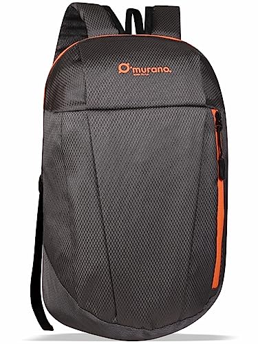 Murano Louis 10ltr Casual daybackpack/Office & Travel Bag/School Bag/College Bag/Men/Women/Girl/Boy (Dark Grey)