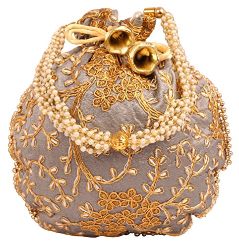 Indian Hand Embroidered Pouch