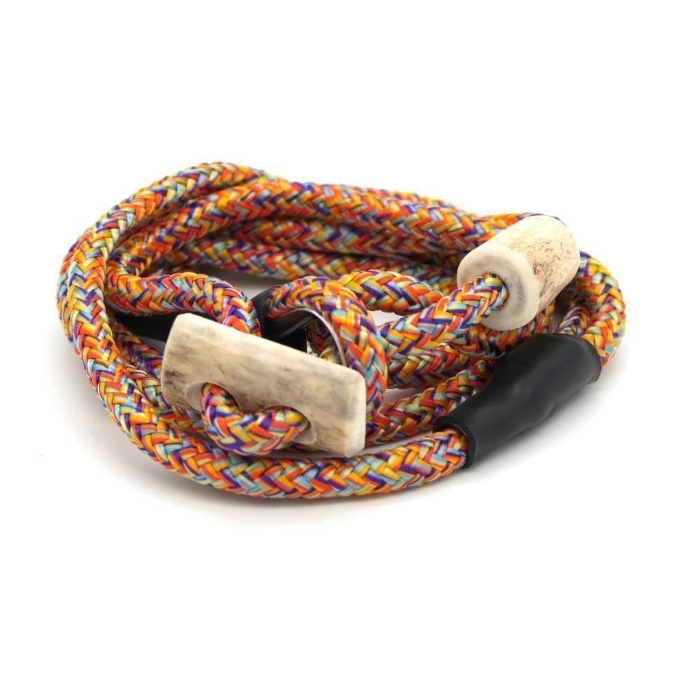 Moxonleine 6mm Horn mit Zugbegrenzung 130cm Multicolour