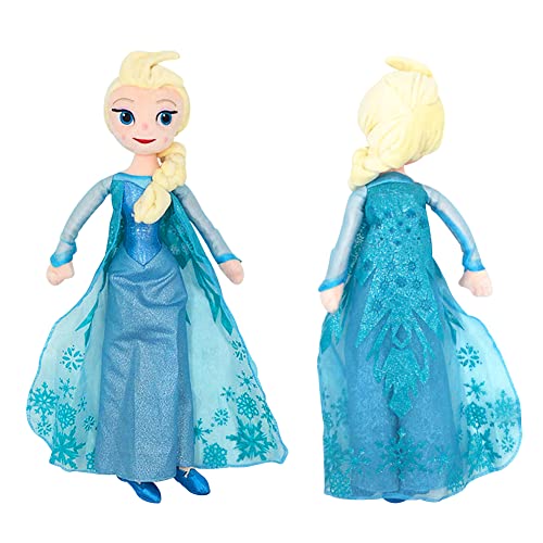 Ksopsdey Frozen Plüschtier Spielzeug, ELSA Plüschtier Anime Plüsch Flauschiges Plüschtier für Kinder Puppe Plüsch Geburtstag Weihnachten Geschenk
