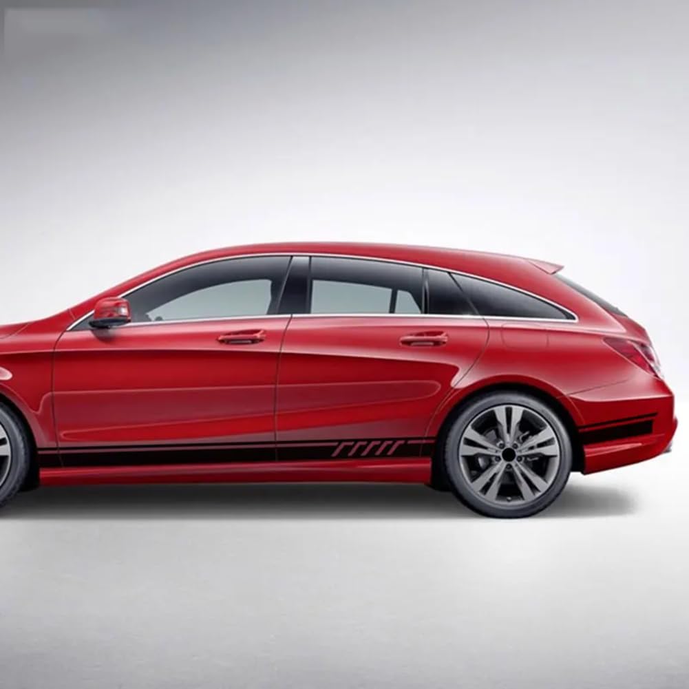 Calcomanía de Franjas Laterales, para Benz C117 X117 W117 C118 X118 CLA Clase CLA45 AMG CLA35