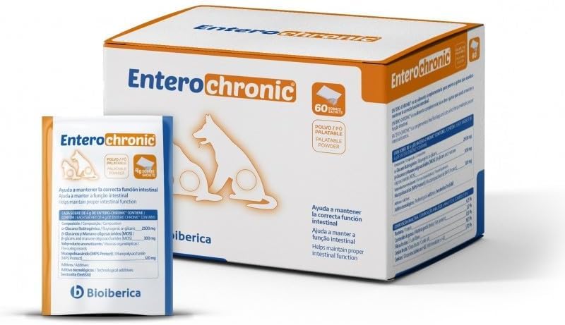 Bioiberica Pack de 60 Sobres de Antidiarreico Entero-Chronic