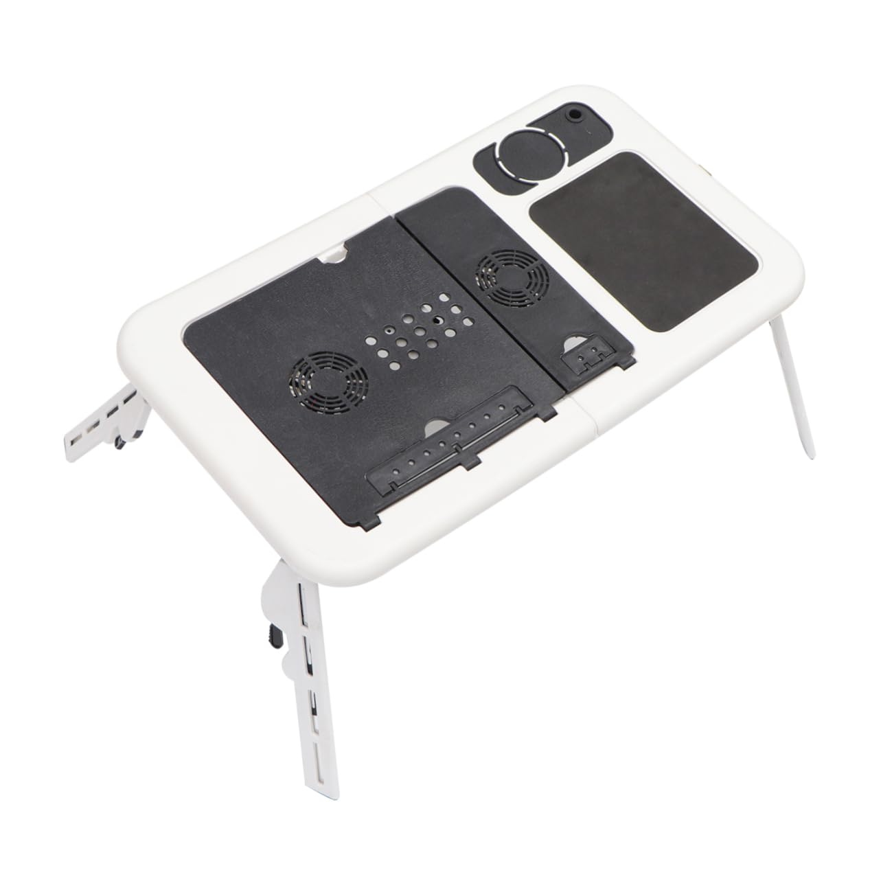 UKCOCO Supporto per Laptop Pieghevole in Abs, Raffreddamento Usb Scrivania Portatile Multiuso, Facile da Riporre per Notebook a Casa