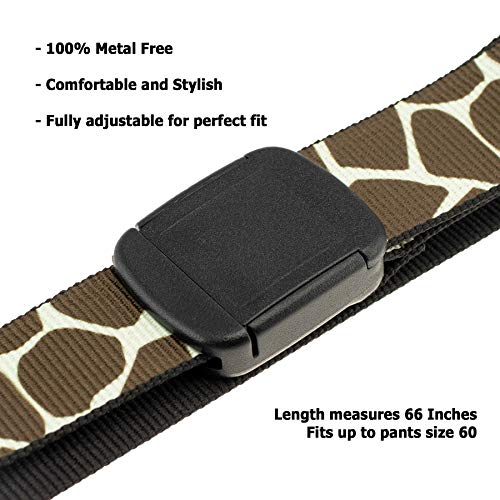 Thomas Bates Animal Pattern Hiker Nylon Web Belt3
