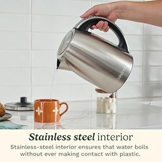 Cuisinart PerfecTemp 1.7-Liter Electric Kettle, Cordless Electric Tea Kettle, 1500W for Fast Heat-Up, 6 Preset Temperatures, 30-Minute Keep Warm, Stay Cool Nonslip Handle, CPK-17P1