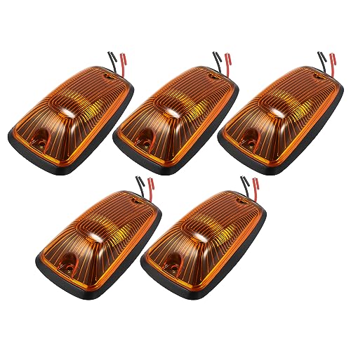 Luces de cabina amarillas para techo de Chevrolet K2500 con lentes superiores LED juego de 5