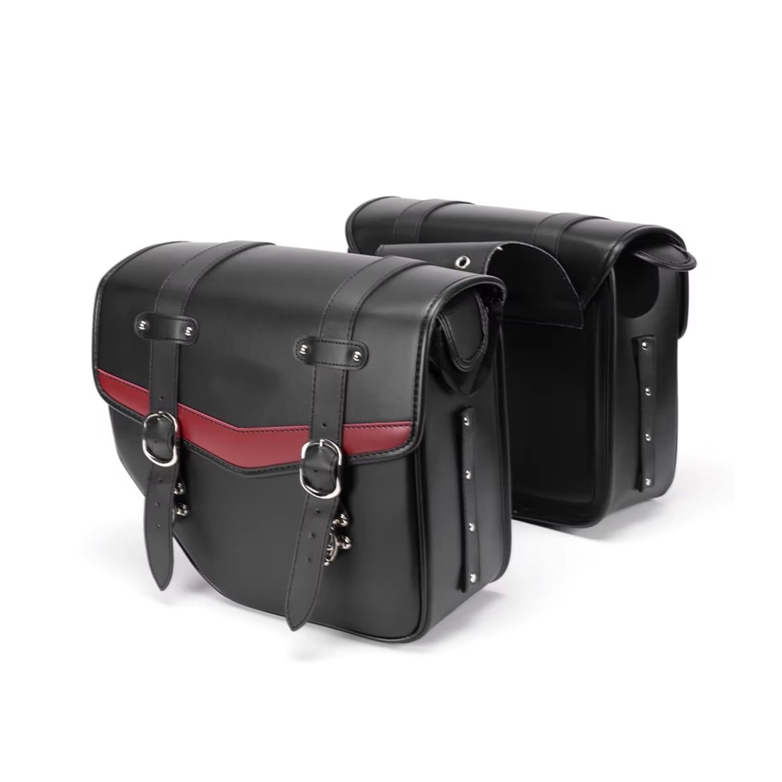 Compatibile Con Vstar Per Shadow 1 Pezzo Borsa Laterale Moto Bisaccia PU Impermeabile Sella Per Viaggio Pacchetto Stoccaggio Parti Motocicli Sacche Moto
