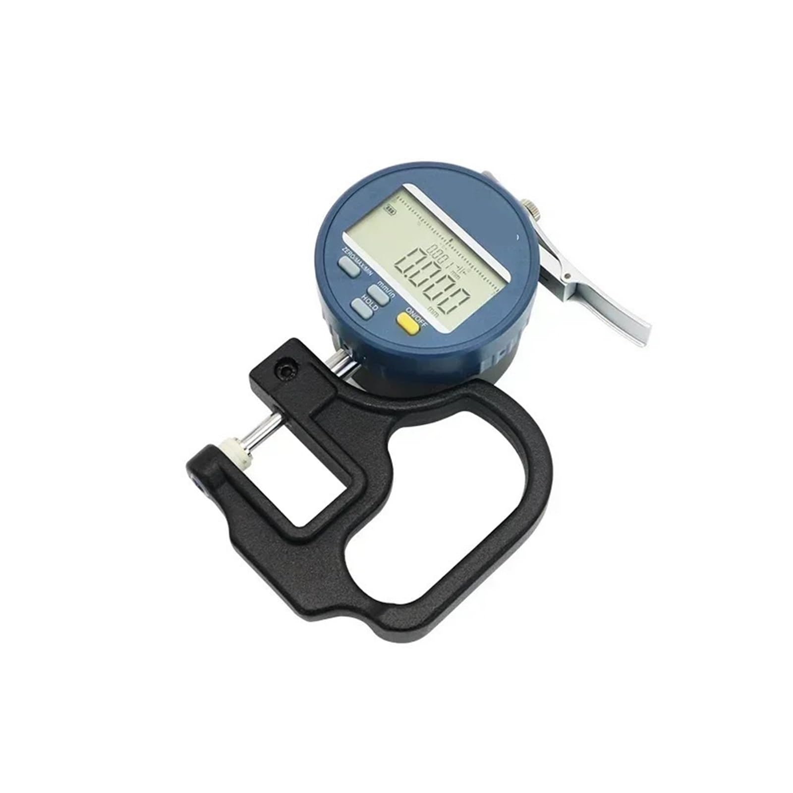 Gamma di misuratori spessore digitali for batteria ricaricabile da 0-10 mm 0,001 for strumento misurazione del filo stoffa in pelle carta per officina meccanica(DJ-GS5318-0-10 30mm)