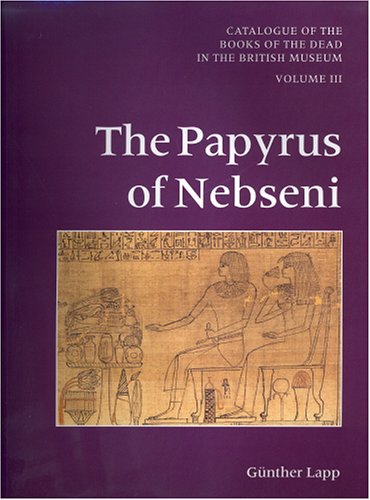 Catalogue of the Books of the Dead in the British Museum III