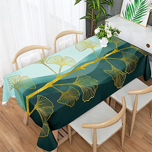 Morbuy 3D Forêt Nappe Rectangulaire Anti Tache Nappe De Table Imperméable Lavable Et Facile D'entretien Imprimé Nappes Pour Ménage Table Basse Jardin Extérieure (Arbres Géants,140x260cm