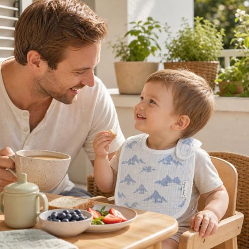 Image of Muslin Baby Bibs for Drooling and Teething,Bibs for Boys Girls