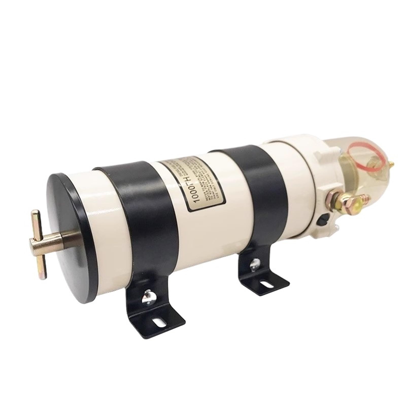 Riswekfw Red Excavator 335 365 375 465 485H Oil Water Separator Assembly Diesel Filter Parts(Red)