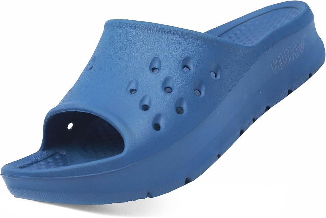 HUHV MAX Cushion Women's Arch PodTech Recovery Comfort Slide Sandal with Orthotic Arch Support and our Proprietary HEALIUM Foam Technology