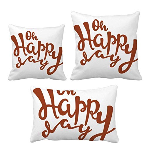 Coussin Oh Happy Day idee cadeau deco maison chaleureuse