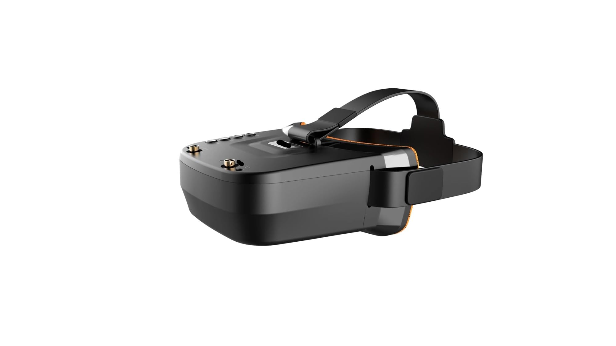 Occhiali FPV VR009 5.8G 40CH, visore video da 3 pollici 480x320, occhiali FPV HD DVR Diversity, compatibili con droni con telecamera(Orange sponge)
