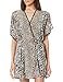 Cinema Etoile Women's Kendra Natural Habitat Animal Print Babydoll Set