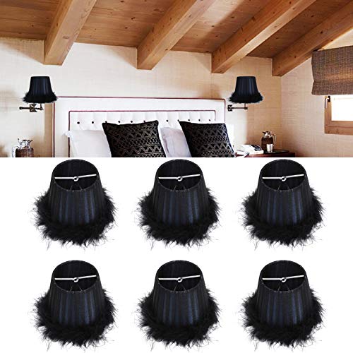 Les-Theresa Feather Cloth- 6Pcs Paralume in