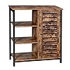 VASAGLE dressoir, keukenkastje met 3 open rekken, badkamerkastje, woonkamer, hal, keuken, thuiskantoor, stalen geraamte…