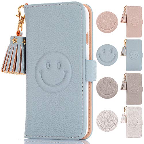 iPhone11 ケース 手帳型 iPhone11 人気の スマホケース アイフォン11 おしゃれ ケース iphone11 かわいい 気質 携帯カバー スマホ iphone11 ケース 耐衝撃 防水 シンプル オシャレ おもしろ ケース 手帳型 アイフォン11 おしゃれ 女性 可愛い スマイリーパターン 携帯カバー iphone11 携帯ケース iphone11 全面保護高級TPUレザー アイフォン11 横置きスタンド機能 手帳型 スマホ iphone11 カード収納 スマホ ケース(2019 iPhon