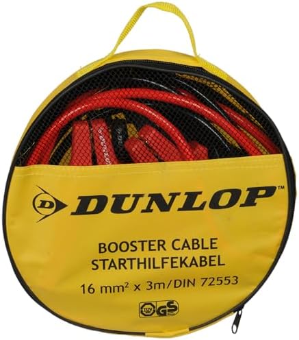 Dunlop 41855 Jump Leads in Storage Bag, 16 mm² x 3 M/DIN 72553, Yellow image 4