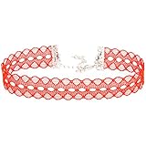 Twilight's Fancy Plain Scalloped Lace Choker Necklace (S, M, L, XL, XXL)