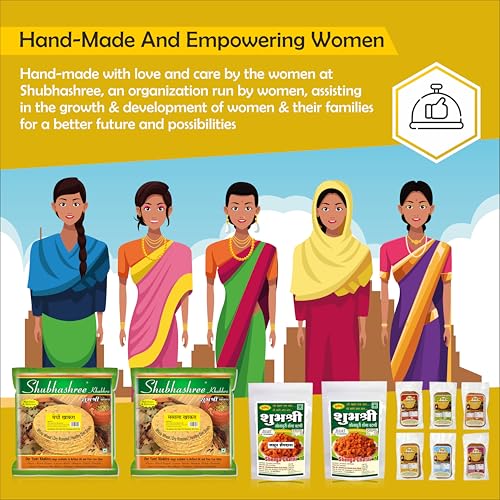 Shubhashree Solapur Hand Pounded Peanut Chutney / Shenga Chatni Without Garlic (Jain) - 400 Grams