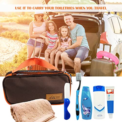 LNQ LUNIQI Cooking Utensil Storage Bag Grill Cookware Organizer Travel Set Portable Tableware Fork Spoon Chopsticks Organizer Tote for Outdoor Travel Picnic Camping(0range) - Image 5