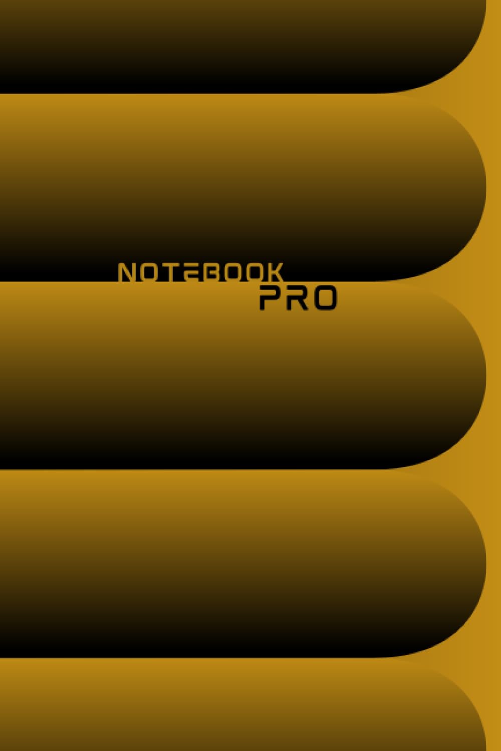 NoteBook Pro: Professional Notebook - Modern Cover Design - 6 x 9 Inch - 120 Pages - Line Ruled Pages