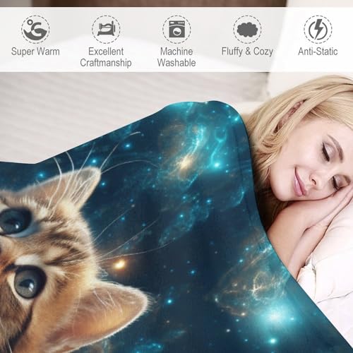 Manta de gato grande 130x180 cm textil suave de sofá 6