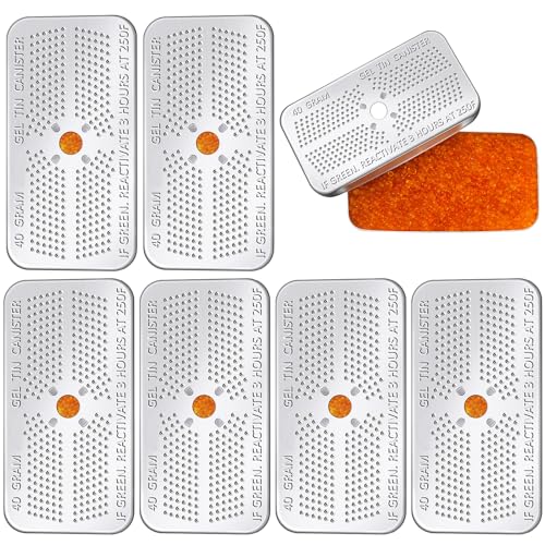 Nuanchu 6 Pack 40 Gram Silica Gel Canister