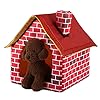 for-Dog-House-for-Cave-Pet-Dog-Tent-with-Cushion-Washable-Dog-Igloo-Bed-for-Small-to-Large-for-Large-Dog-Kennel Red Dog House For Small Pets